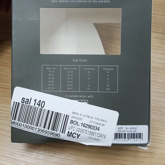 CRISTIANO RONALDO CR7 Boxer Briefs Mens XL Blue Brown Microfiber Mesh Logo - Picture 4 of 6